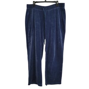 New York Laundry Dark Blue Velour Pants Size 1X